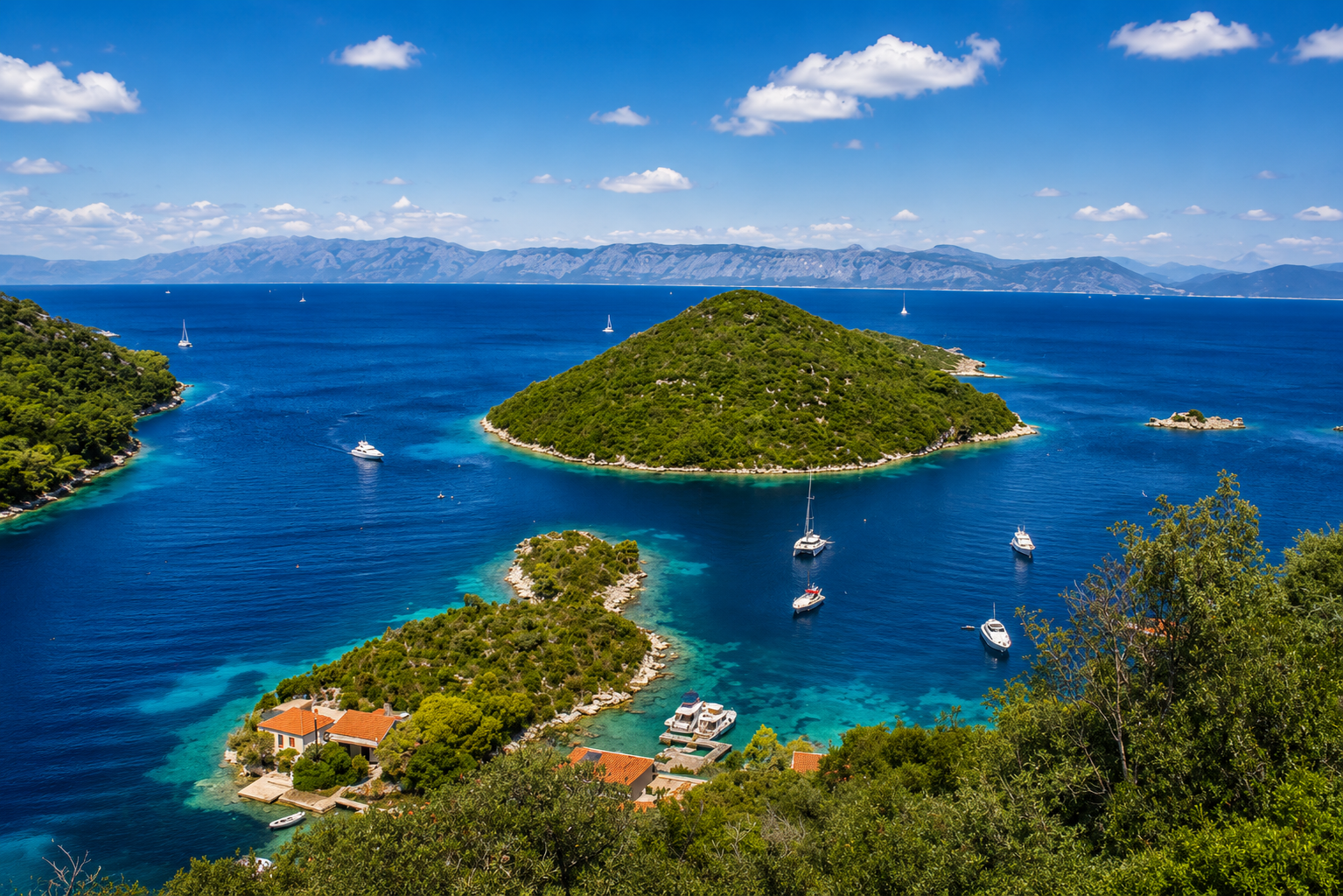 Prožurska bay and islet, Mljet